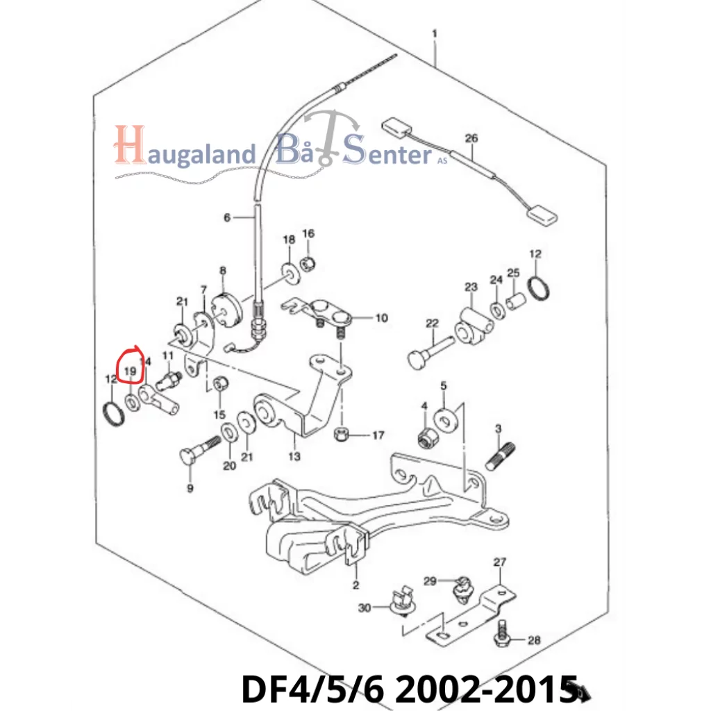 WASHER -SUZUKI MARINE