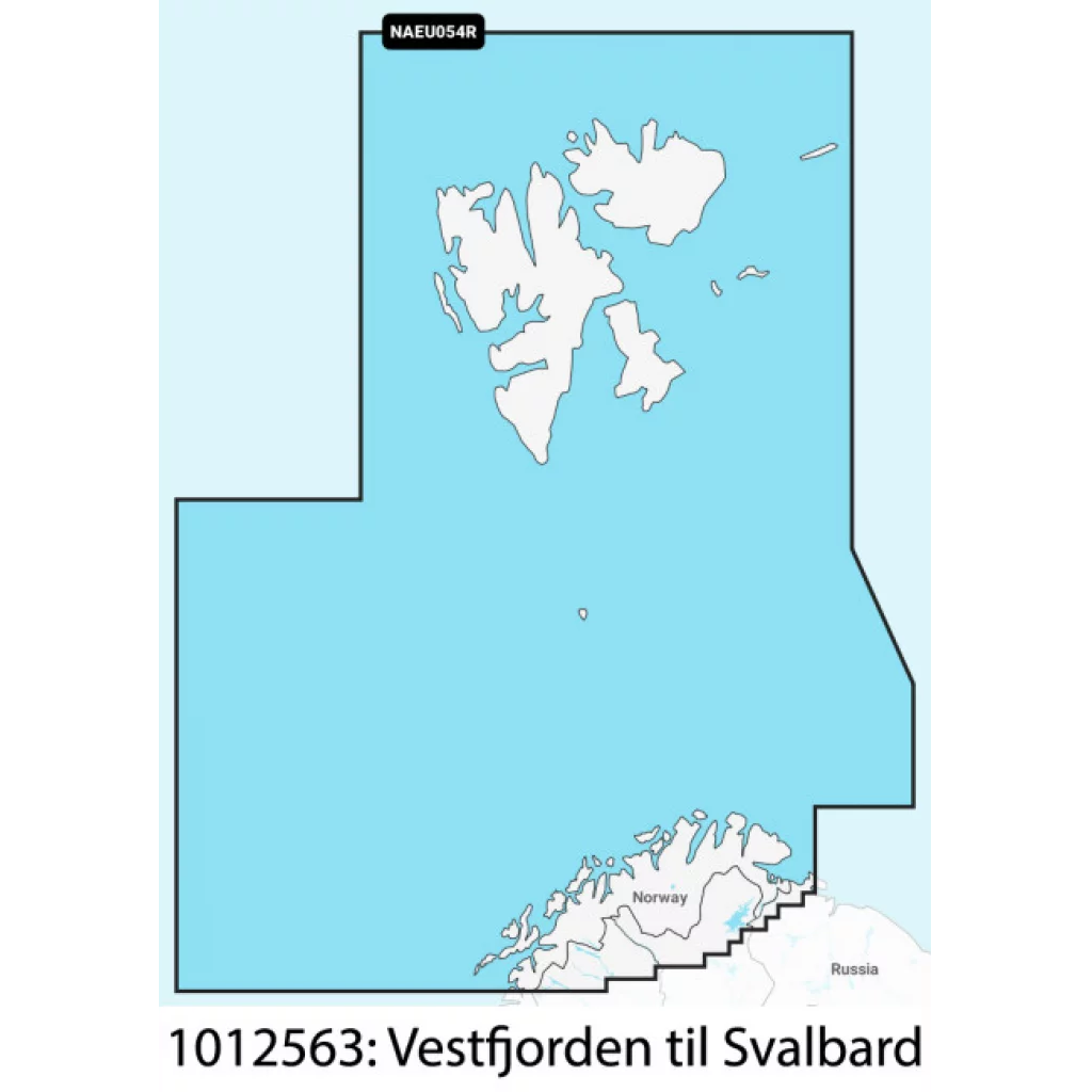 Navionics+ Regular Norge, Vestfjorden til Svalbard
