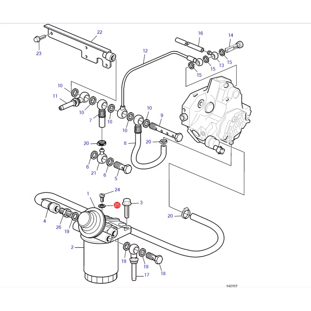 PACKNING VOLVO PENTA 11991