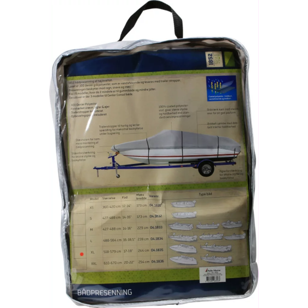 1852 Formsydd presenning Vannscooter 300-360 cm