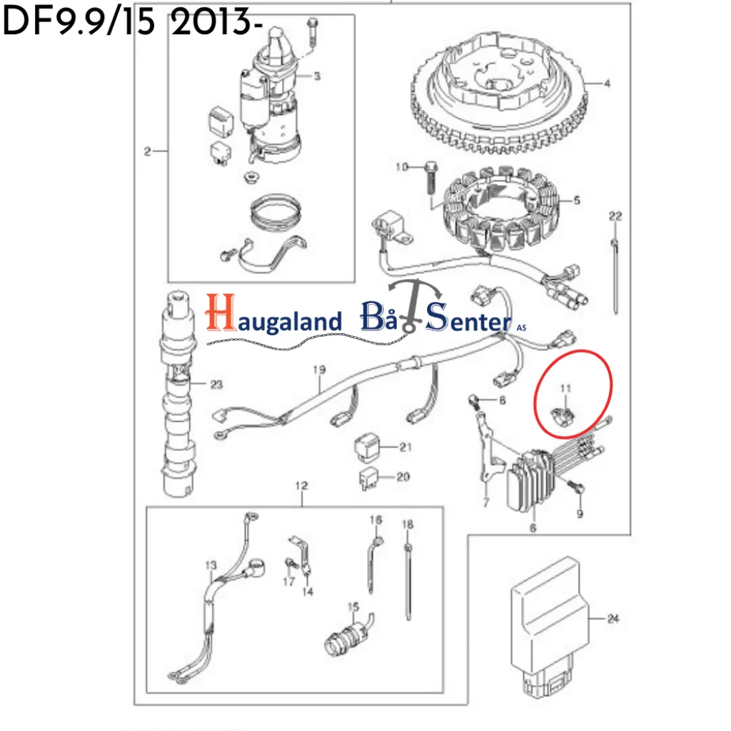 CLAMP -SUZUKI MARINE 09408-00184