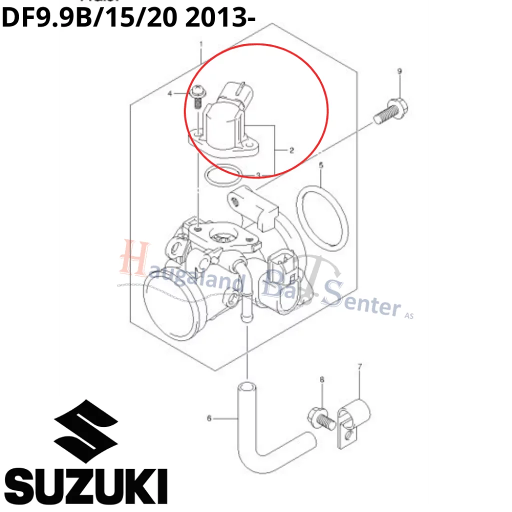 SOLENOID ASSY DF9.9/20  -SUZUKI MARINE
