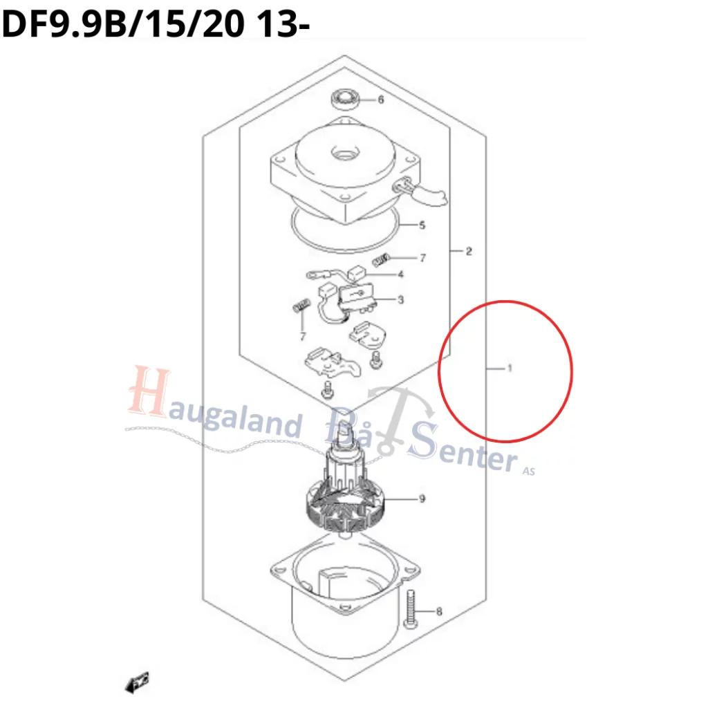 MOTOR ASSY,PT -SUZUKI MARINE