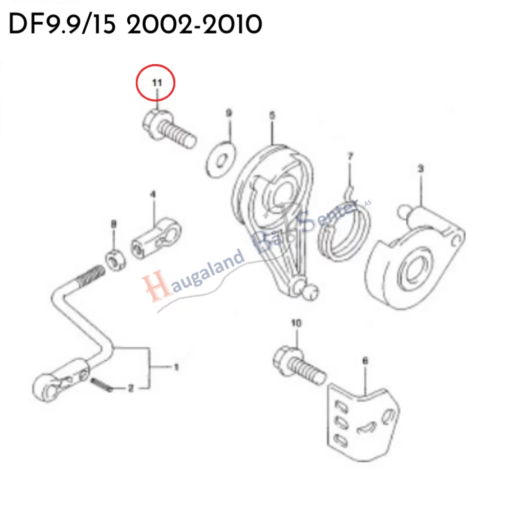 BOLT W/ELECTRIC STARTER -Suzuki Marine