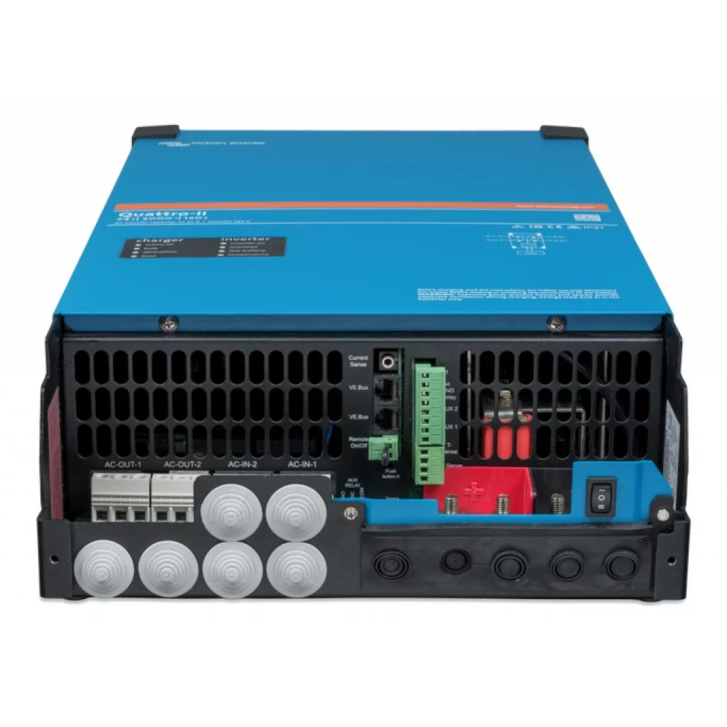 VICTRON Quattro-II 24/5000/120-50/50 Kombinert Batterilader og Inverter
