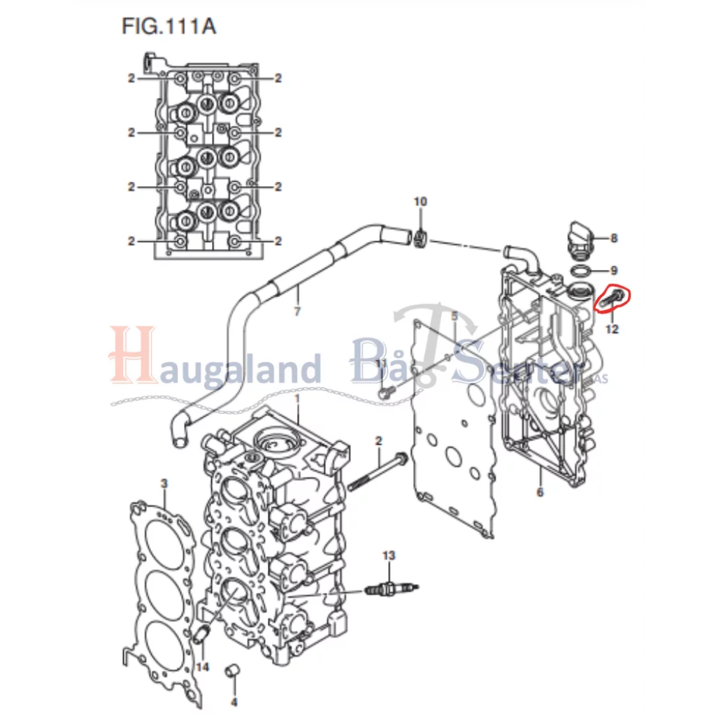 BOLT 6X25 -Suzuki Marine
