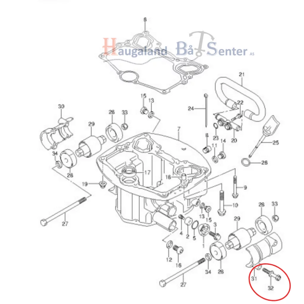 BOLT (8X45) - Suzuki Marine