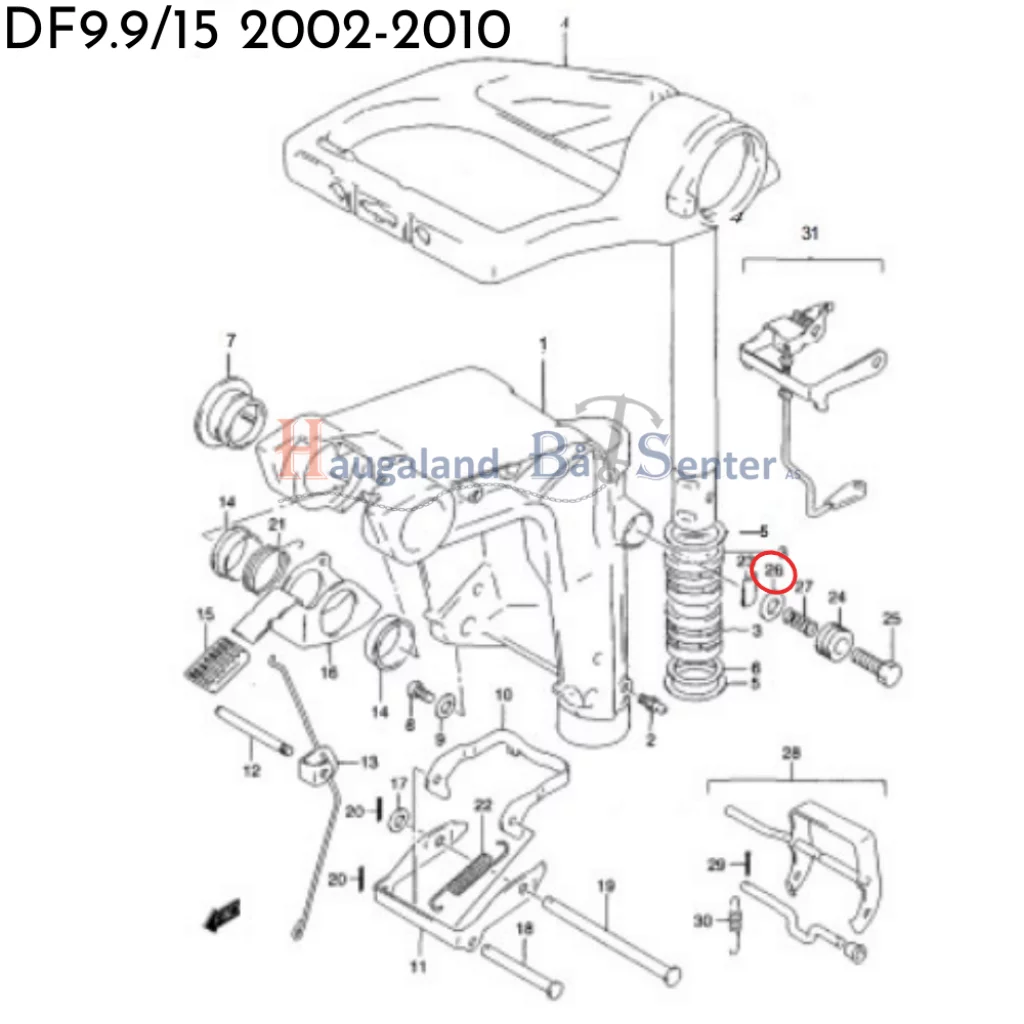 WASHER -SUZUKI MARINE