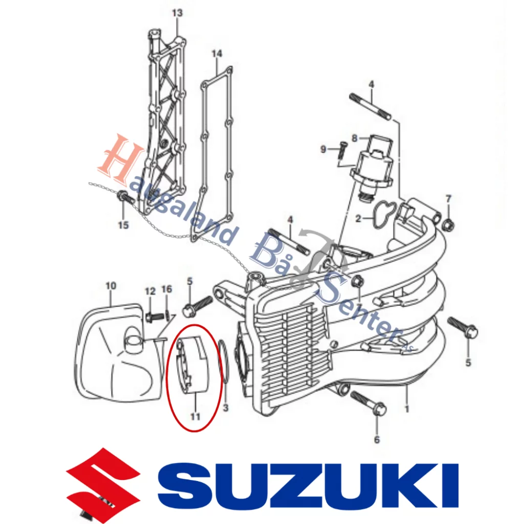 HOLDER SUZUKI DF40/50/60 erst:13813-88L00 SUZUKI