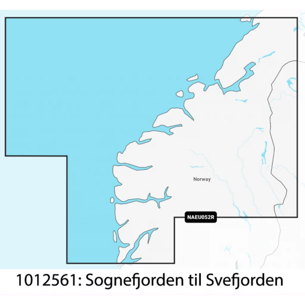Navionics+ Regular Norge, Sognefjorden - Svefjorden