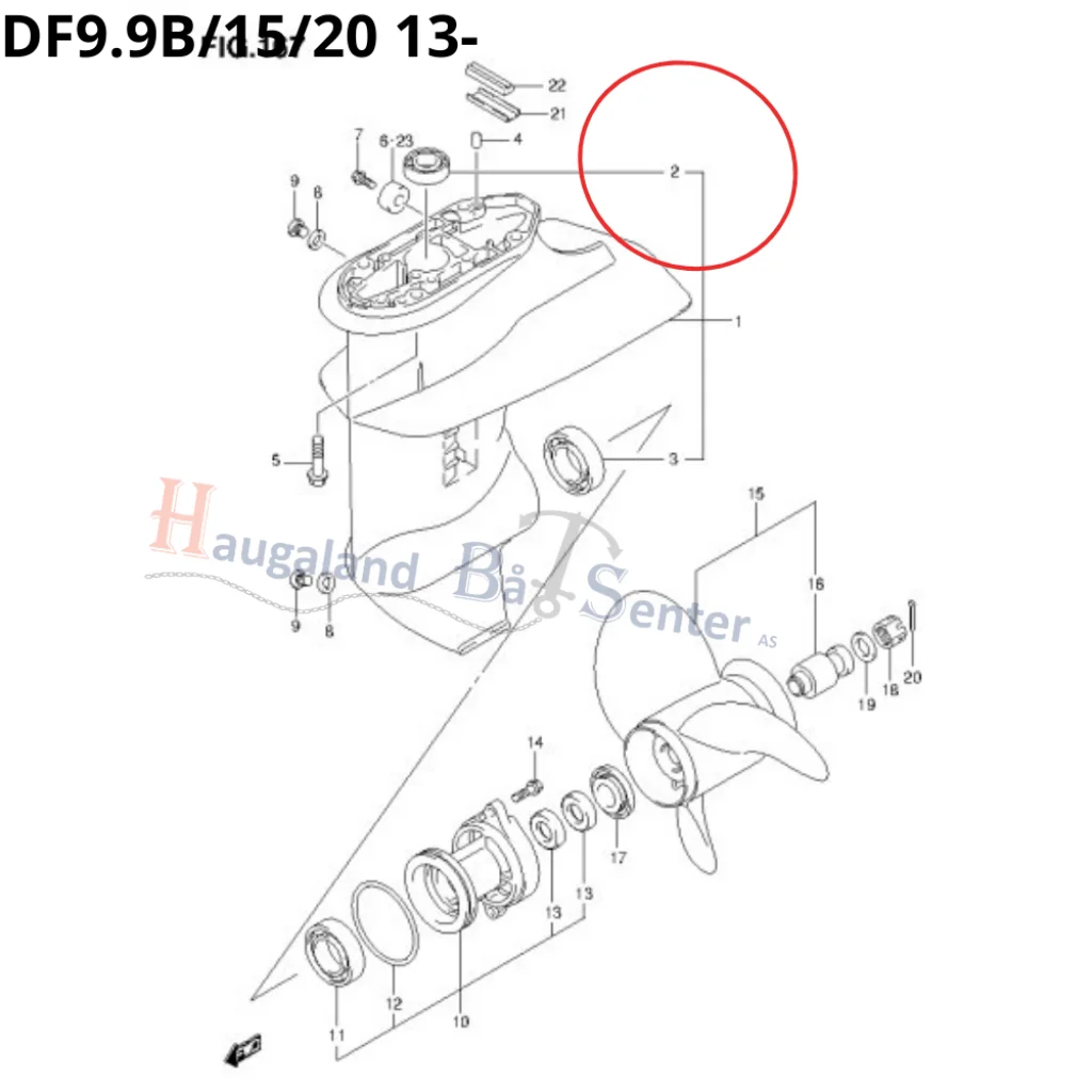 NÅL Lager BEARING(17X24X27.5) -Suzuki Marine
