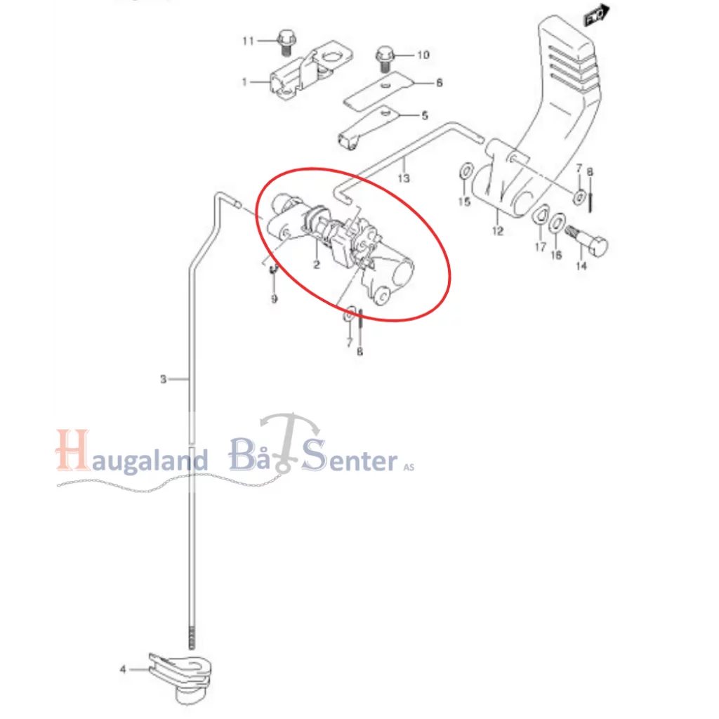SHAFT,CLUTCH DF25/K6 -SUZUKI MARINE
