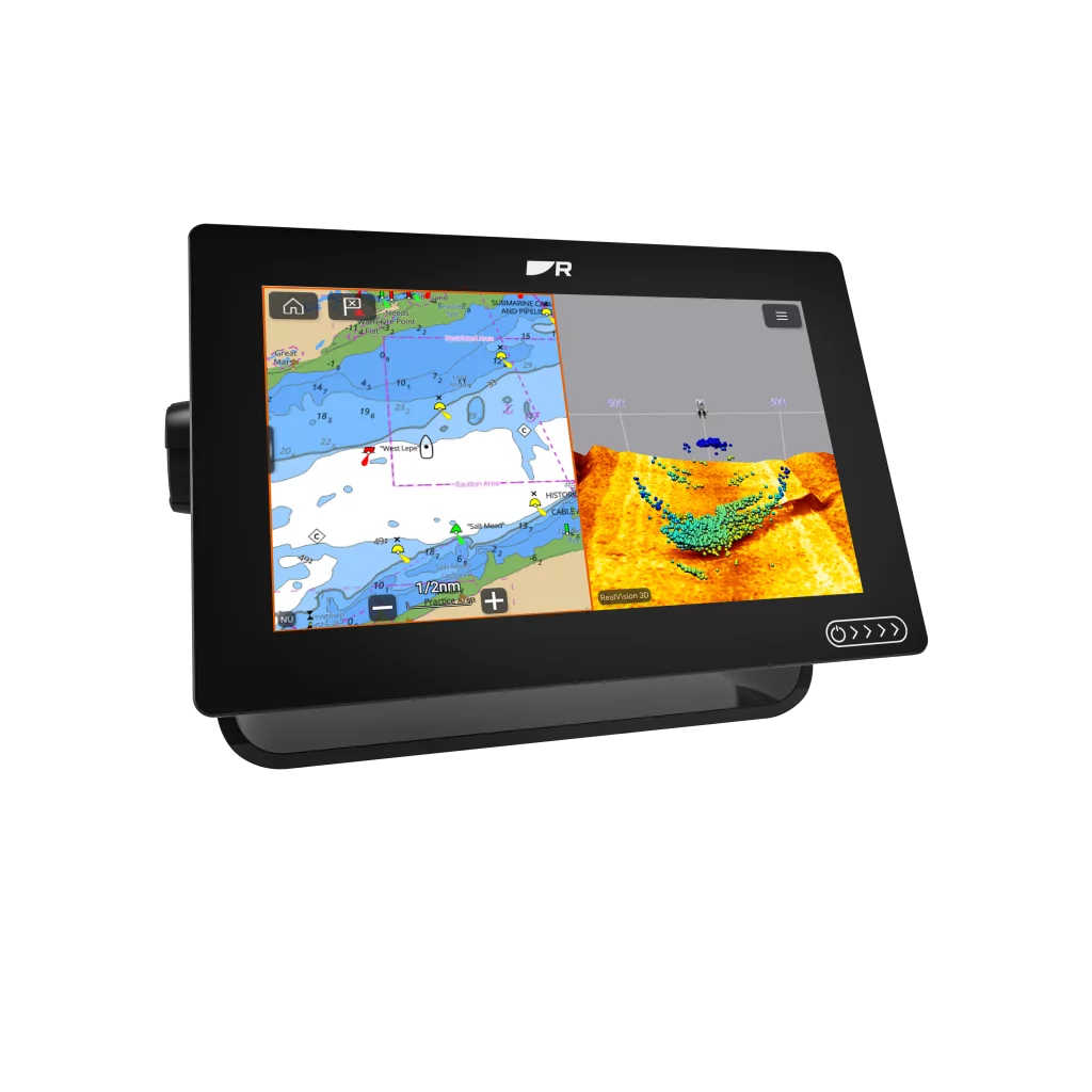 AXIOM+ 9 RV, Multifunksjon 9" Skjerm med integrert RealVision 3D,600W Sonar,  og NEU Lighthouse kart
