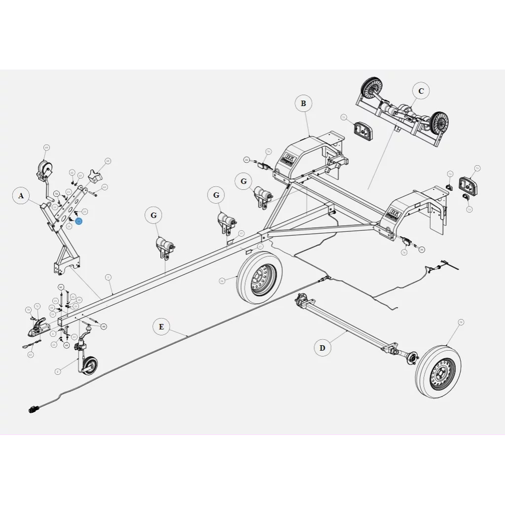 Låsemutter 8mm BK-HENGEREN