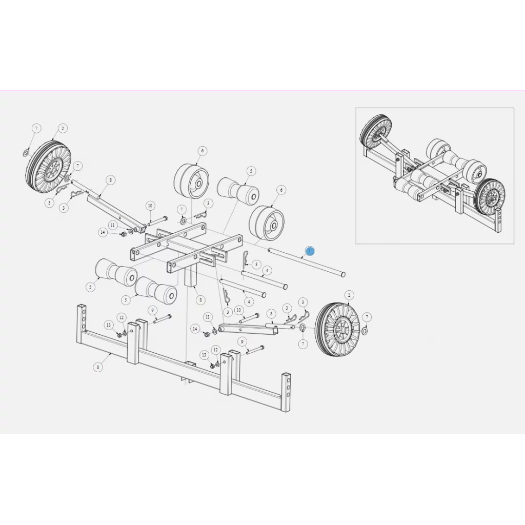 Kjølrullaksling 44cm BK HENGEREN
