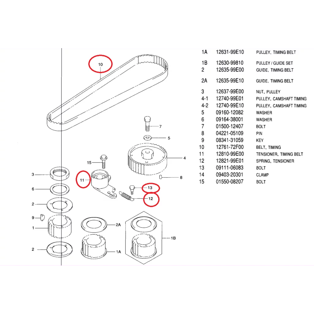 SERVICE REGISTER REM DF60-DF70 -SUZUKI MARINE