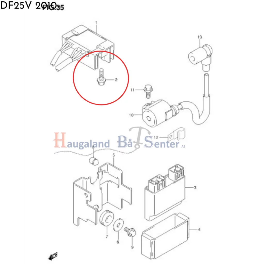 BOLT 6X25 -Suzuki Marine