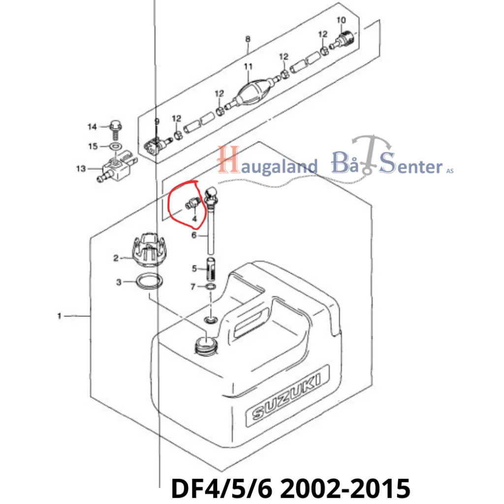 PLUG,FUEL CONNECTOR -SUZUKI MARINE