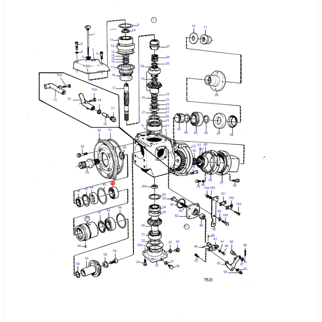 RULLAGER VOLVO PENTA 183247