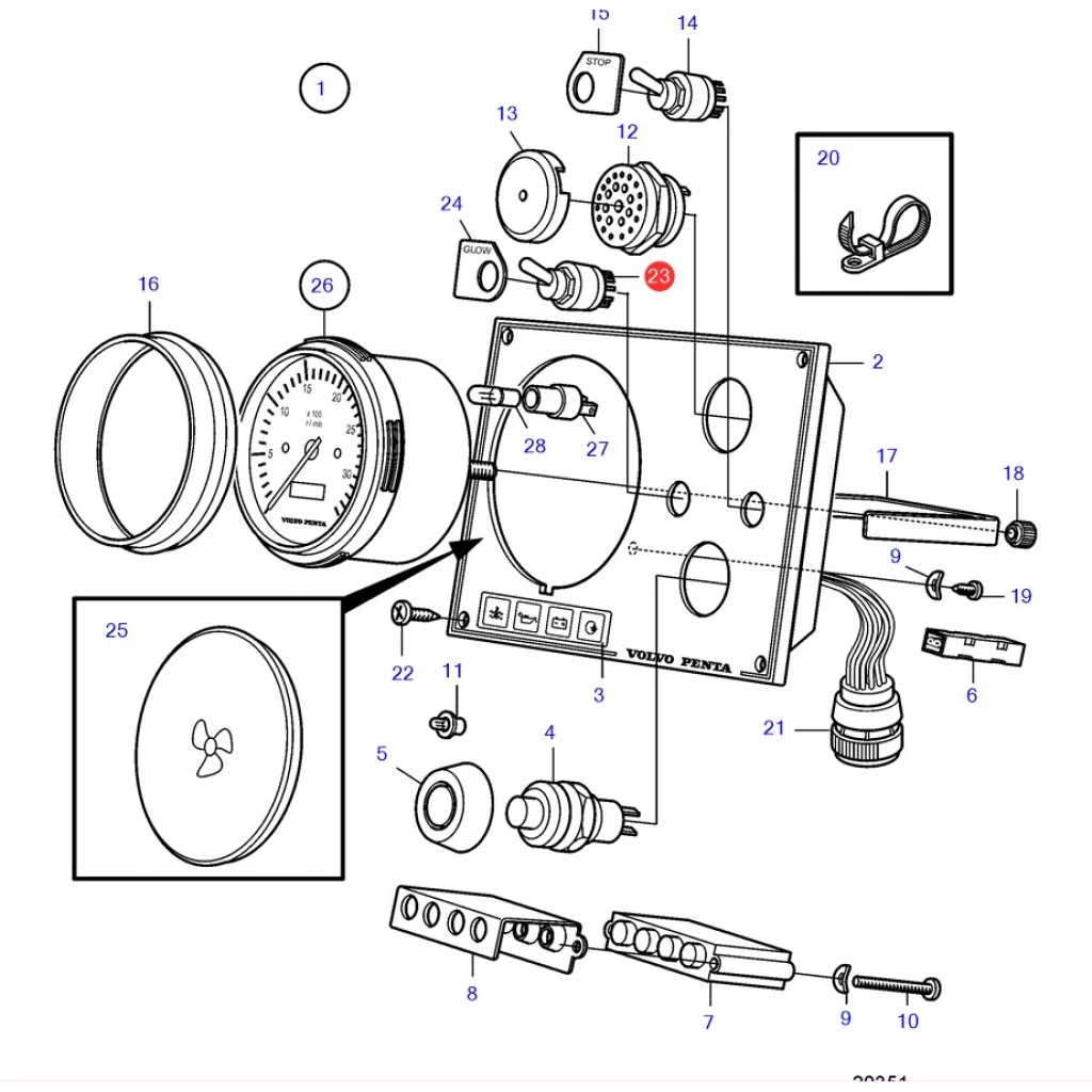 SERVOSTYRING 872800 VOLVO PENTA