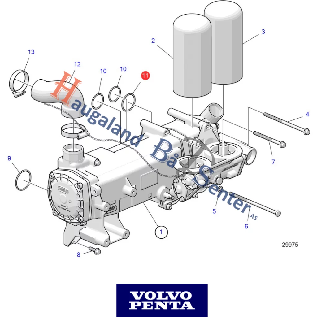 O-RING VOLVO PENTA  D4/D6 976041