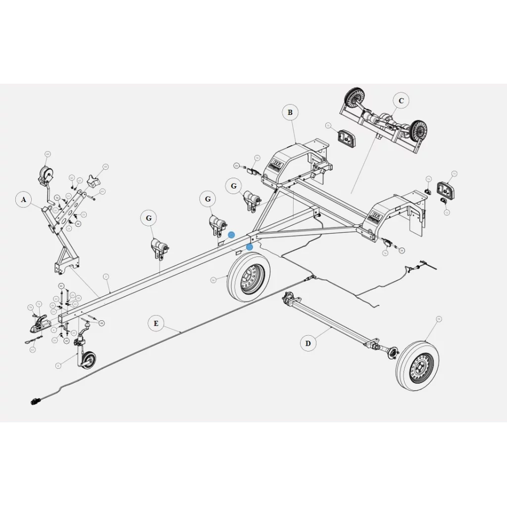 Refleks orange selvklebende BK-HENGEREN