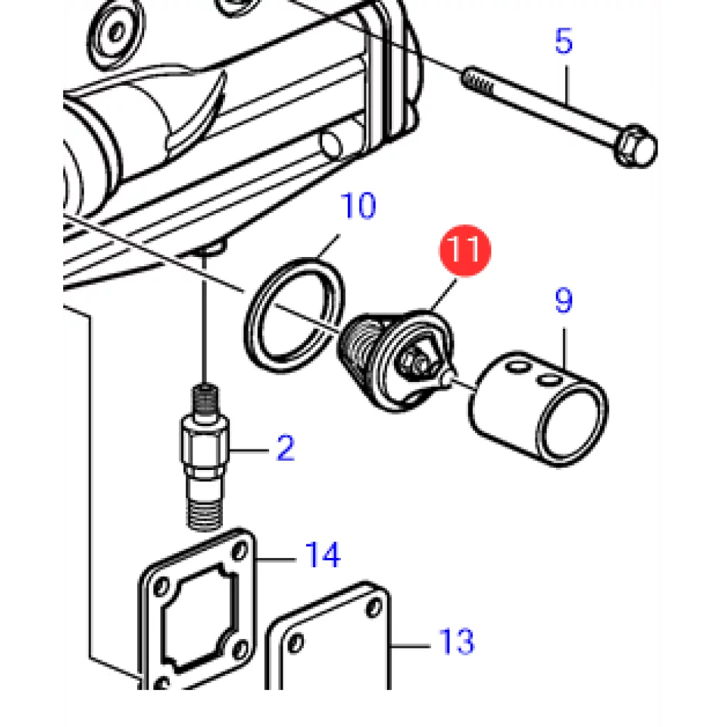 TERMOSTAT VOLVO PENTA 3580365