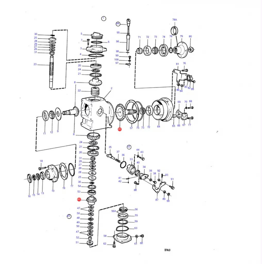 GEAR SET volvo penta 854284 / 824565