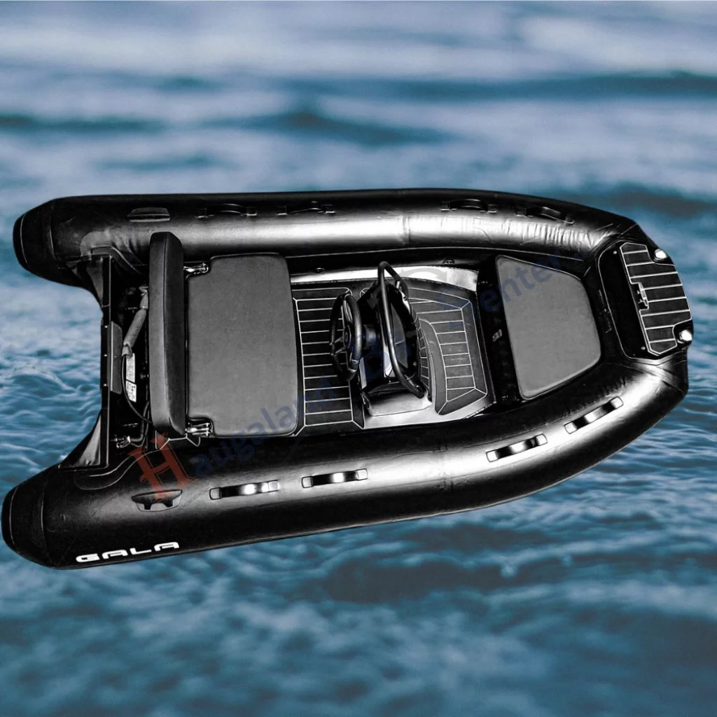 GALA 300 DELUXE Hvit skrog, sort tube