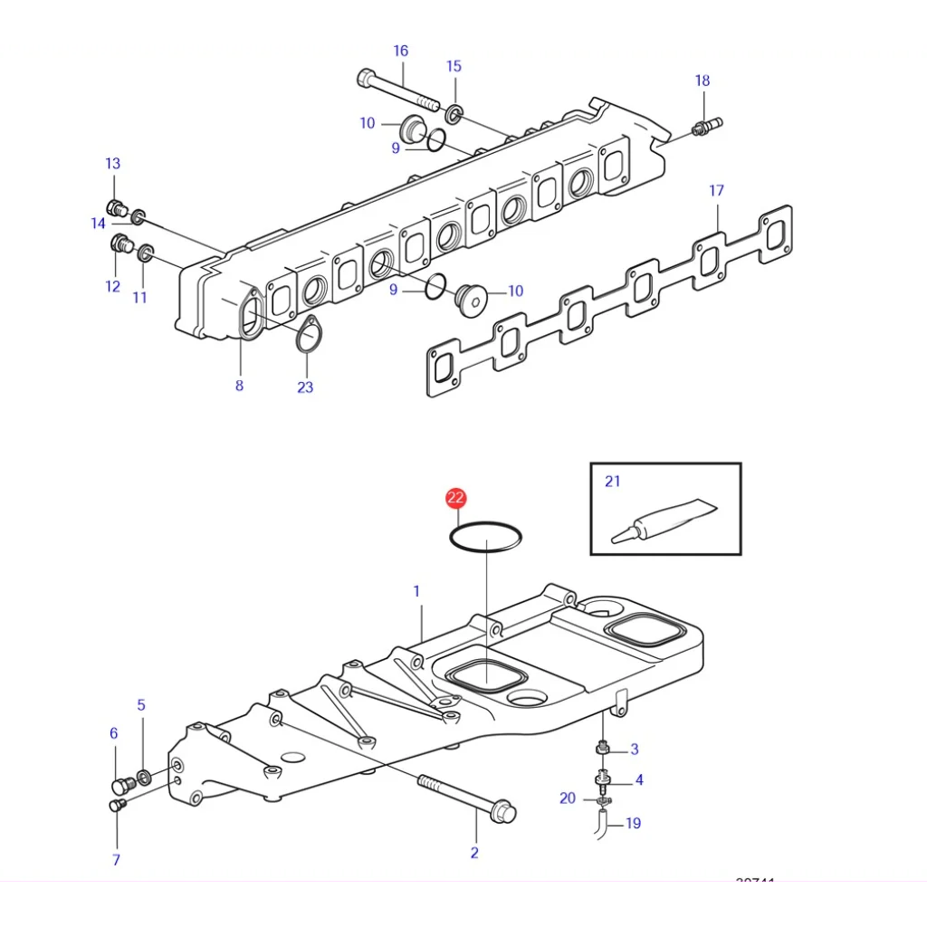O-RING 976063 VOLVO PENTA
