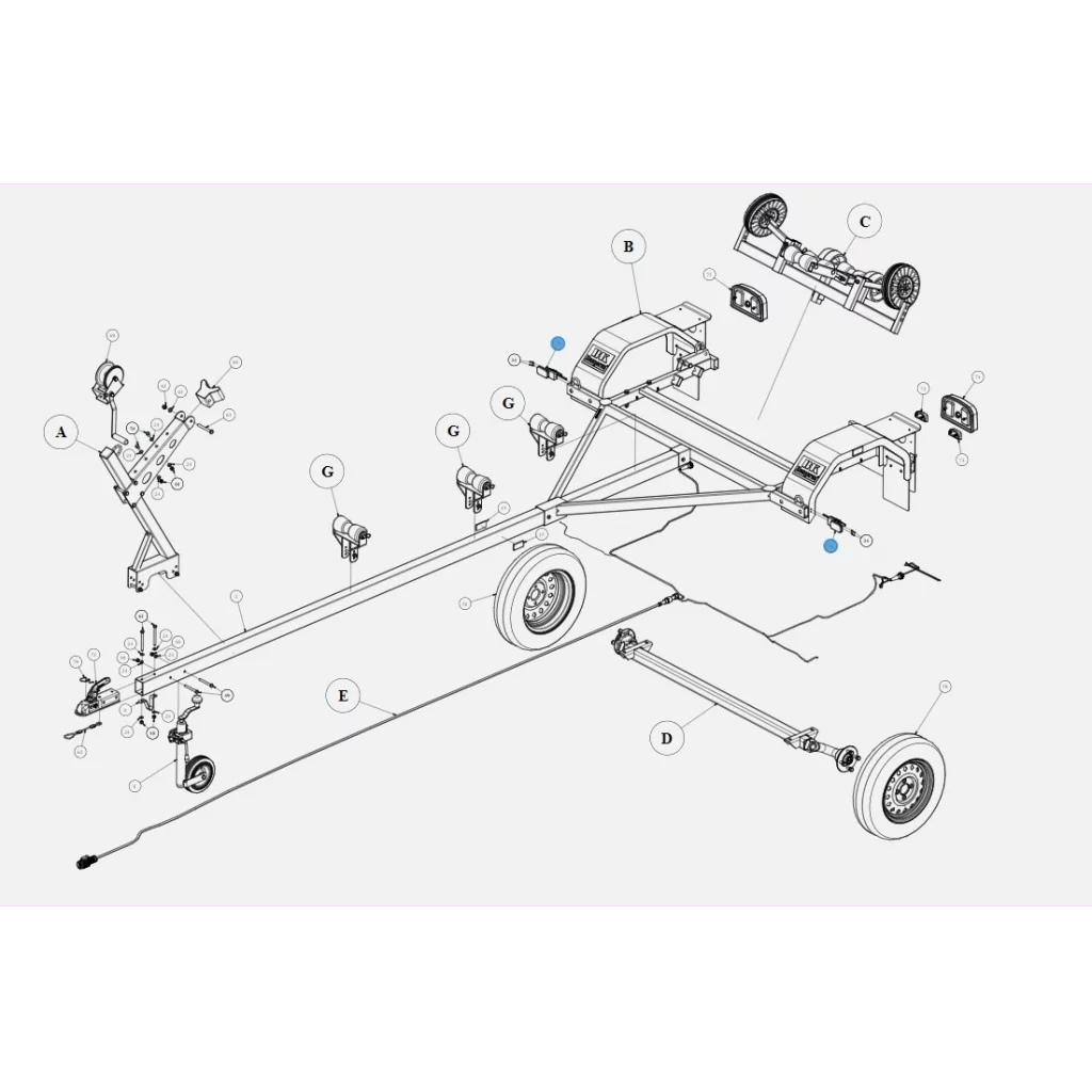 Mark.lys Dafa Led hvit BK-HENGEREN