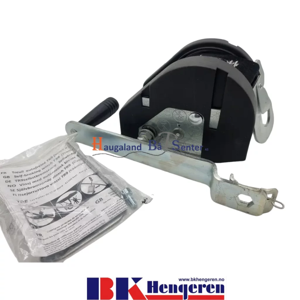 Vinsj 2000LBS Bånd 8m BK HENGEREN
