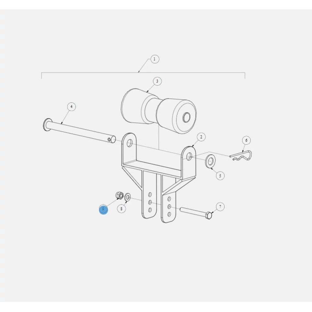 Mutter M10 Rustfri BK-HENGEREN