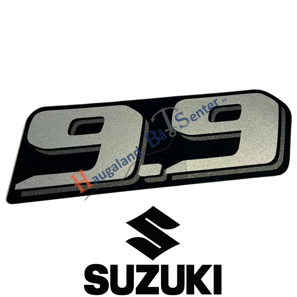 MARK,EMBLEM REAR(9.9) DEKALER 9.9 SUZUKI