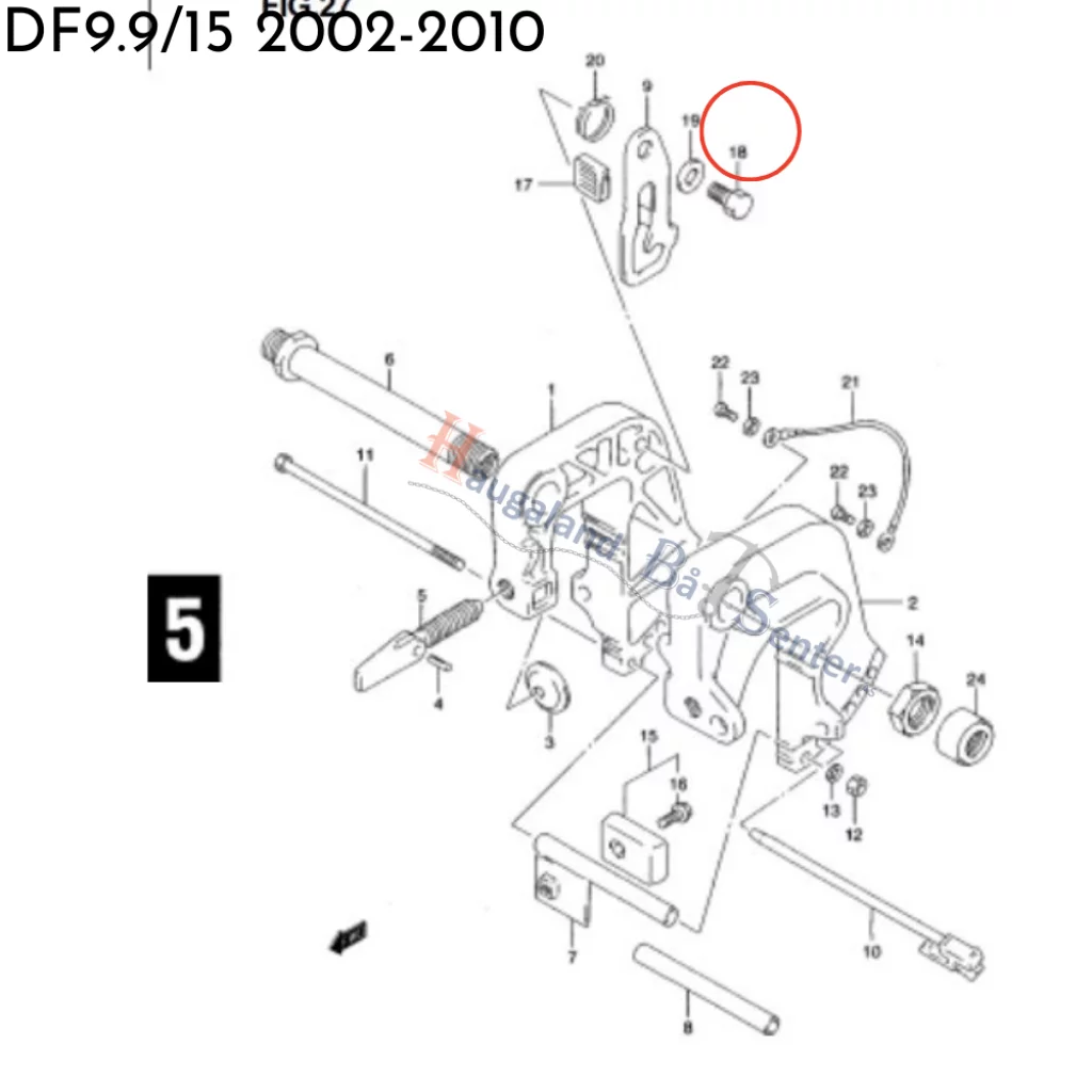 BOLT,10X20.4                   Suzuki Marine