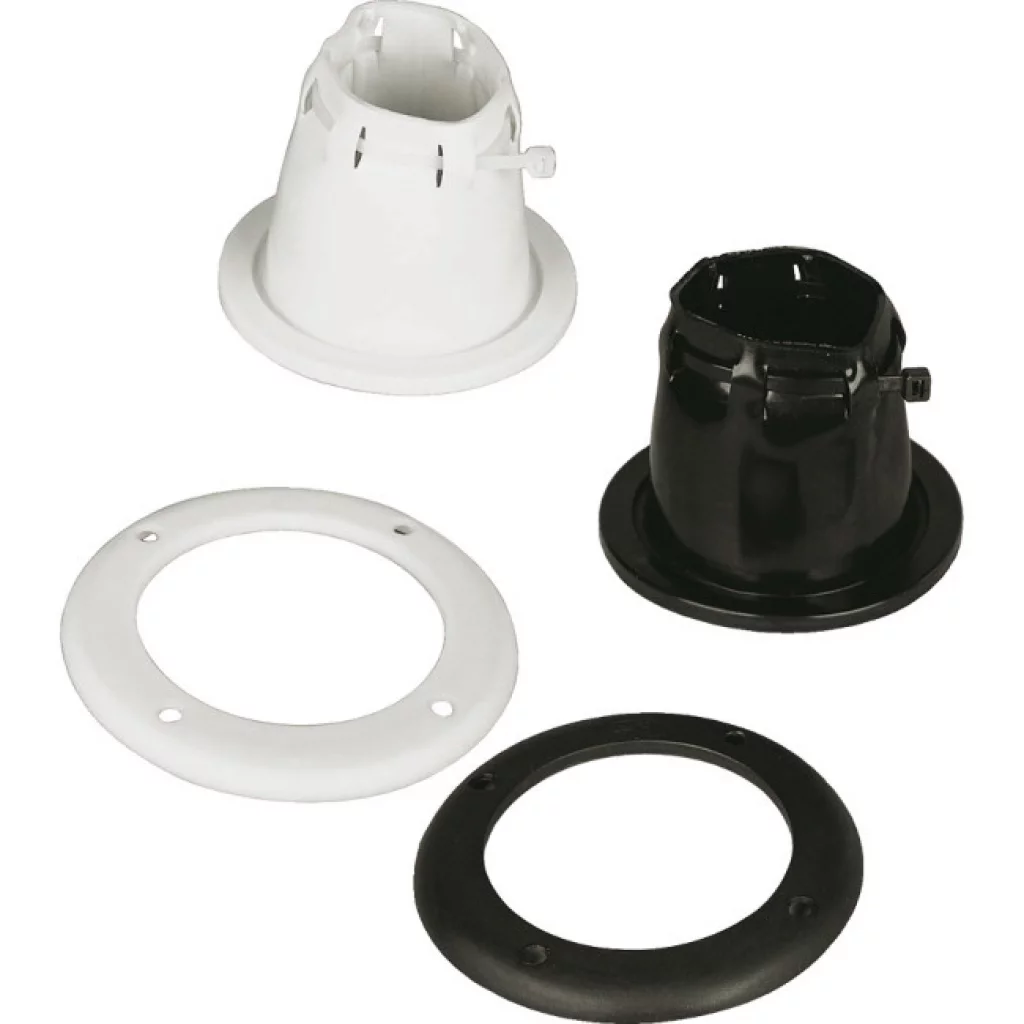 Kabelgjennomføring m/strips sort 105 mm