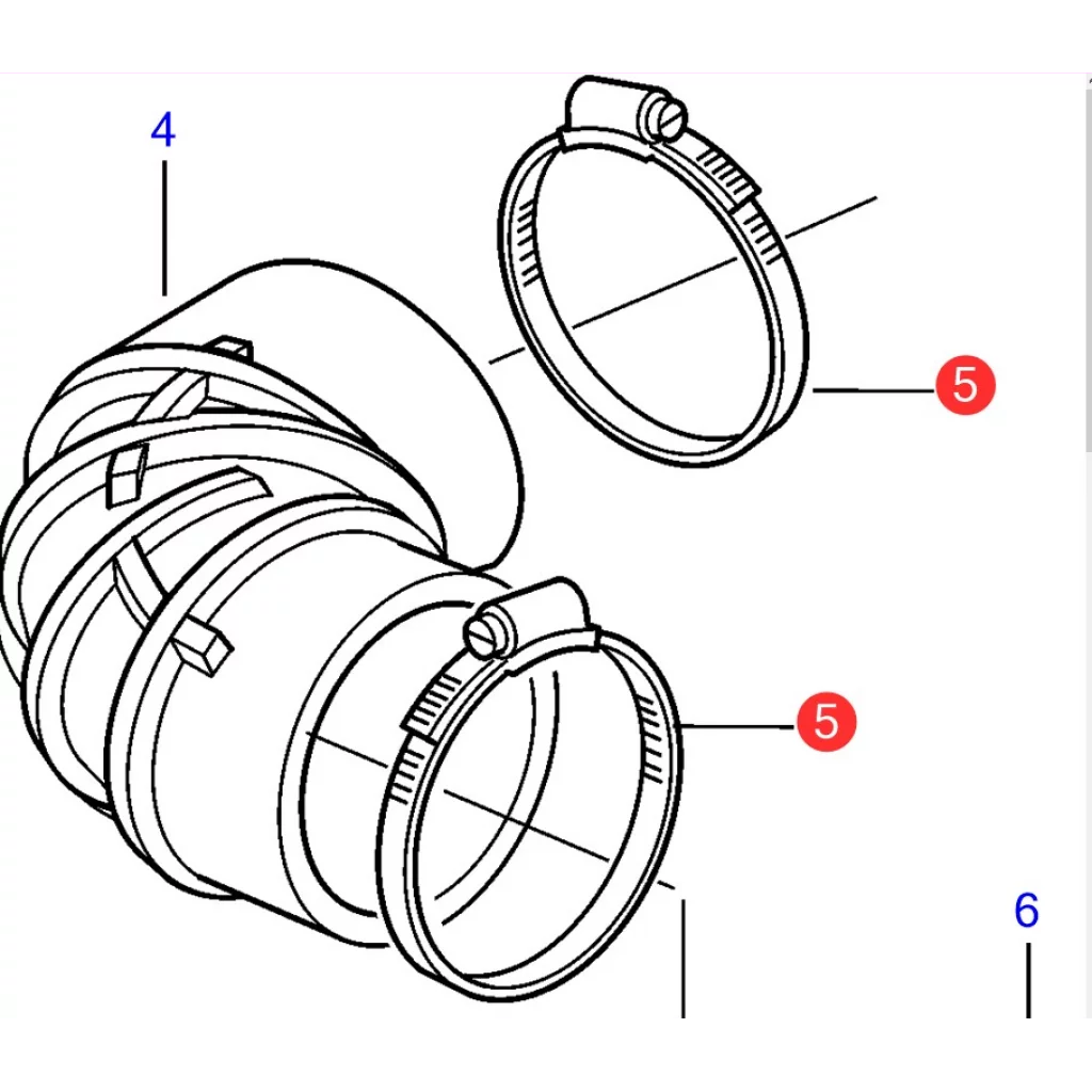 SLANGEKLEMME VOLVO PENTA 982694