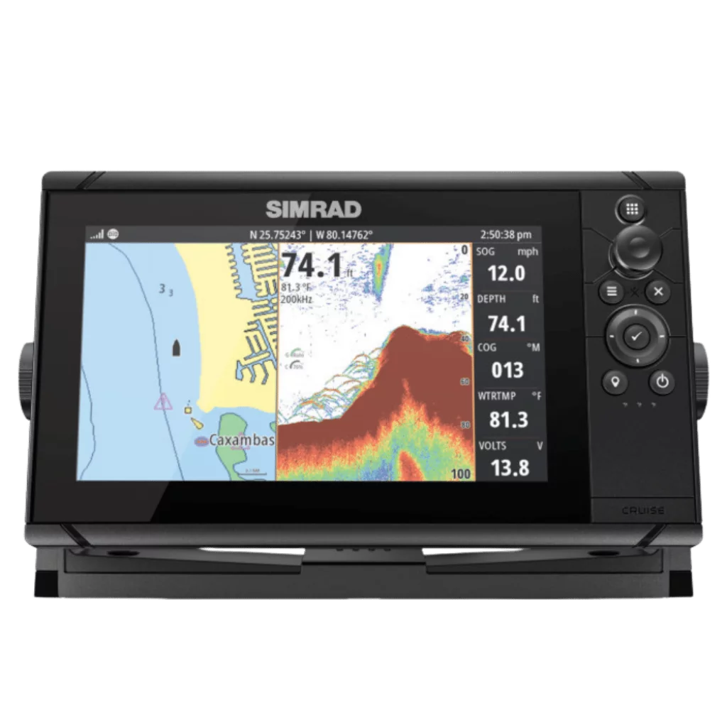 Simrad Cruise 7" kartplotter m/Navionics kartbrikke