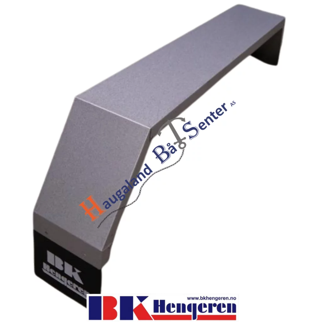 Skjerm stål boggi V m/skvettlappfes BK-HENGEREN