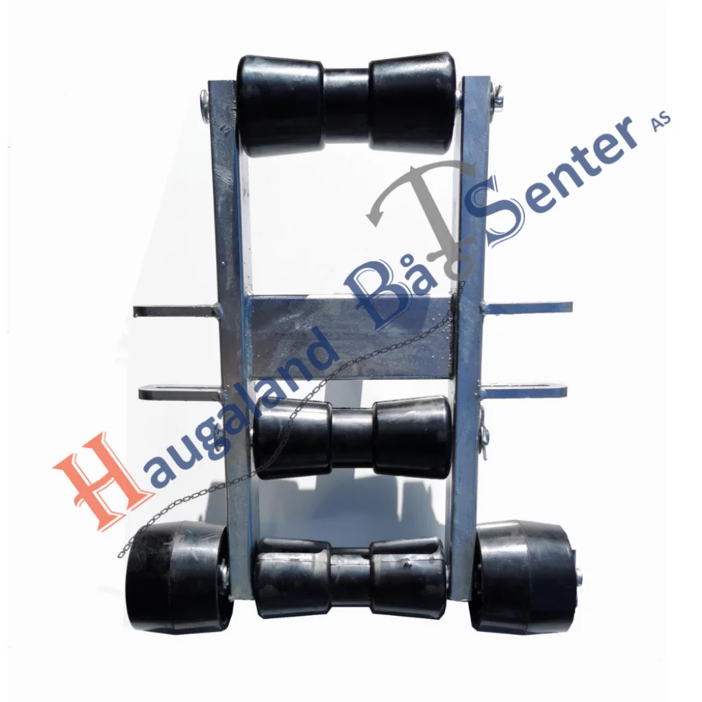 H-Bjelke kompl.40x40 3 ruller 7cm ø BK-HENGEREN