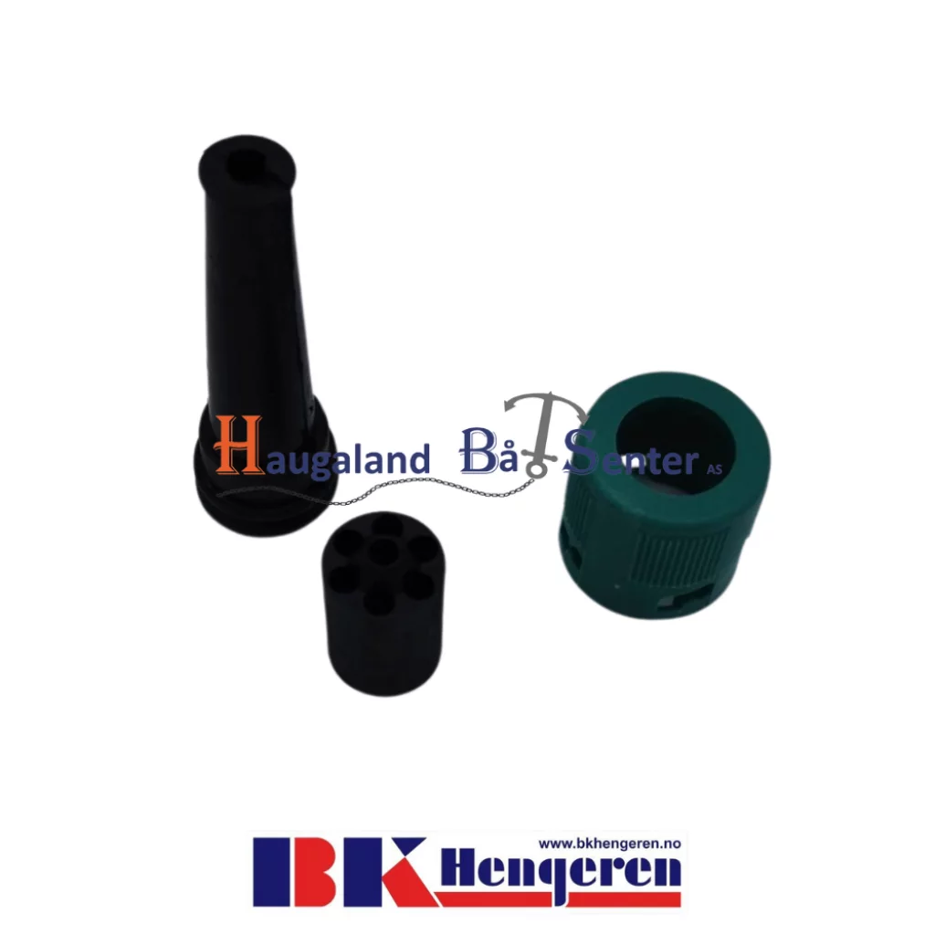 Kontakt baklampe 6pin LED Dafa grøn BK-HENGEREN