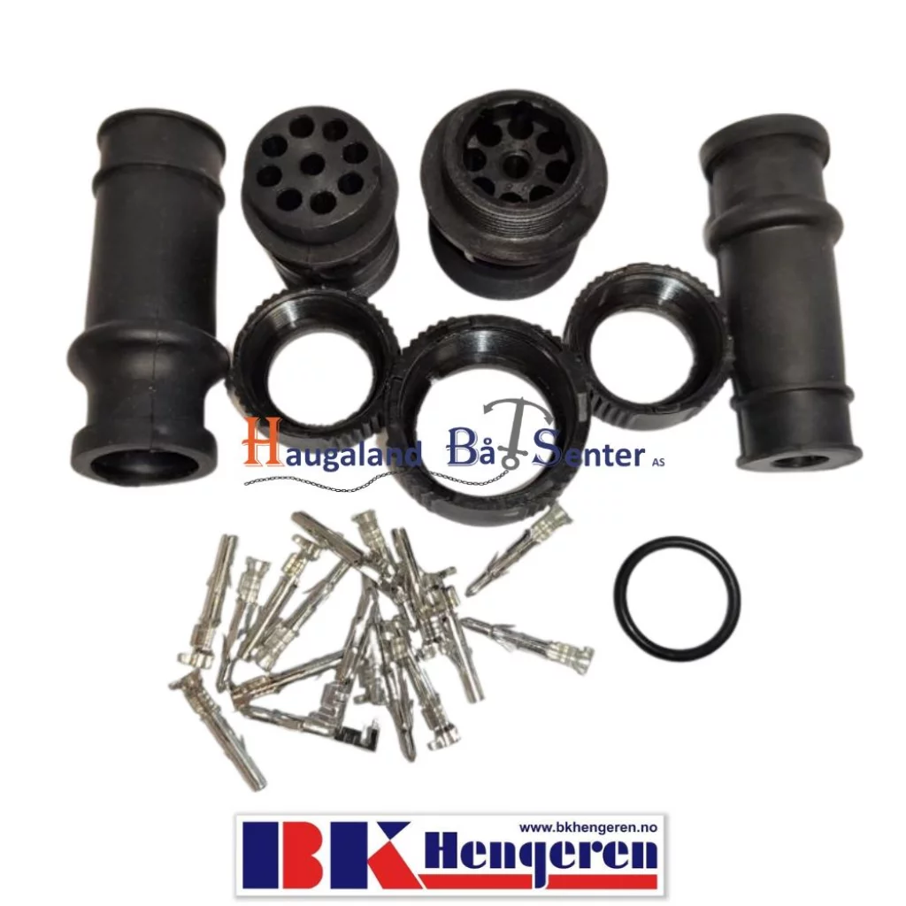 Kabelskjøt sett, 9 pol skru-kobling BK-HENGEREN