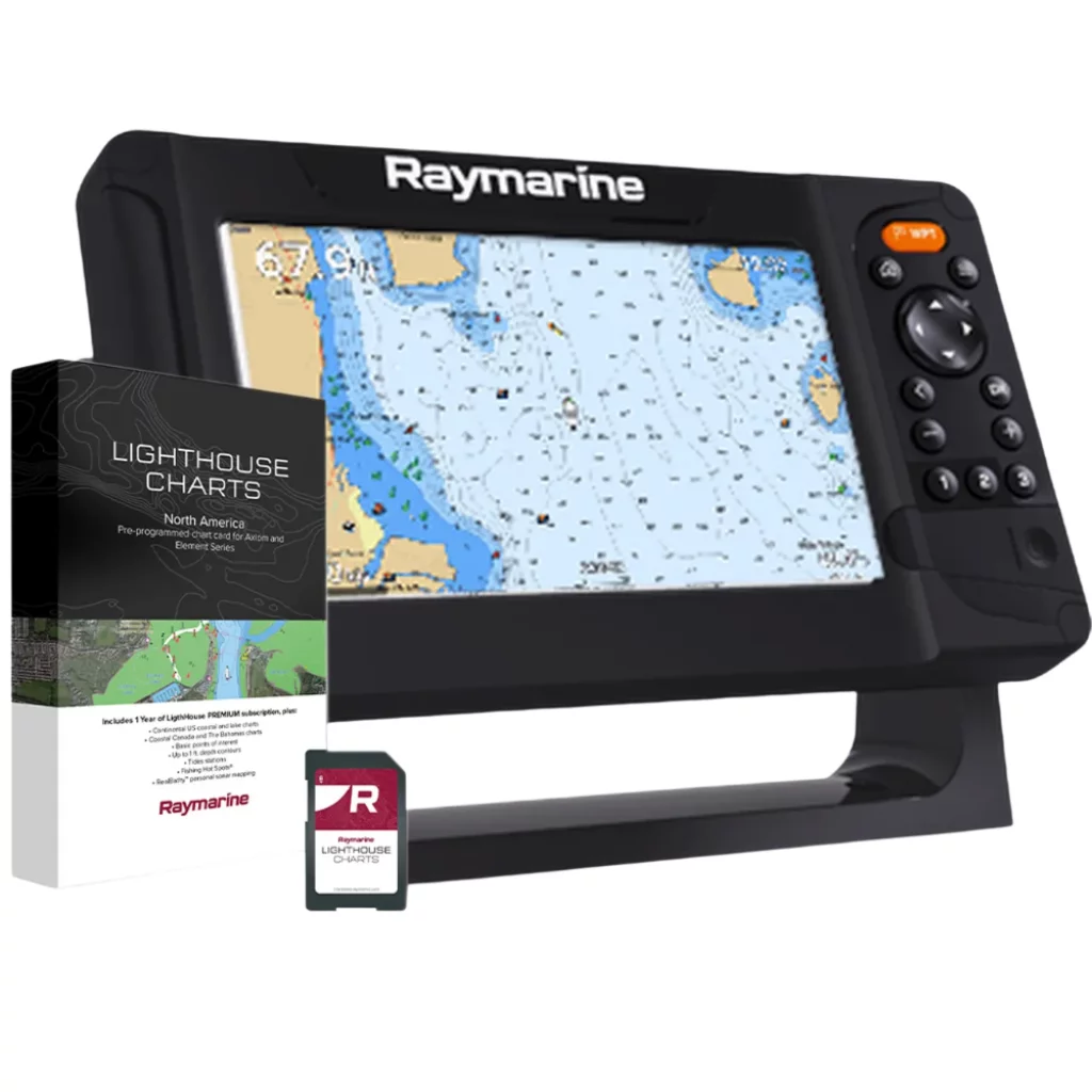 Raymarine Element 9 S - 9" kartplotter/ekkolodd m/ Nord Europa LightHouse kart