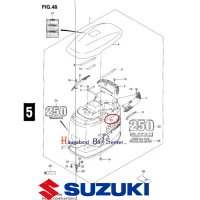 stripe-engine-cover-stbd-2004-2010-suzuki-marine