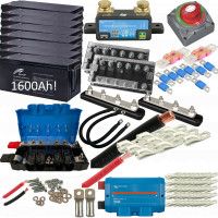 enorm-1600ah-lithiumbank-med-smartshunt-sikringer-busbarer-hovedbryter-komplett-kit